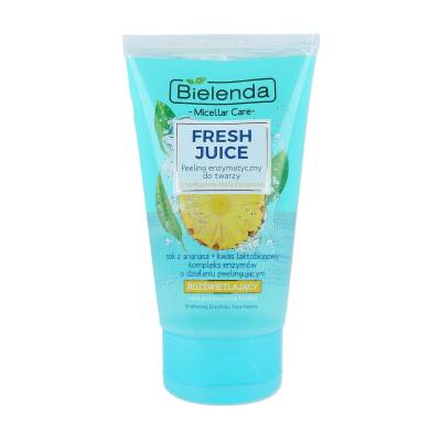 Podrobnoe foto ензимний скраб для обличчя bielenda fresh juice peeling ананас, 150 г