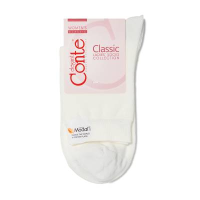 Podrobnoe foto шкарпетки жіночі conte elegant classic 000 молочний, розмір 23 (13с-64сп)