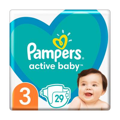 Podrobnoe foto пiдгузки pampers active baby розмір 3 (6-10 кг), 29 шт