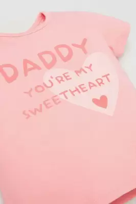 Podrobnoe foto бавовняна футболка для немовлят ovs колір рожевий