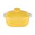 foto каструля limited edition mesa mini з кришкою, жовта, прямокутна, 14*8*4.5 см, 240 мл (a527)