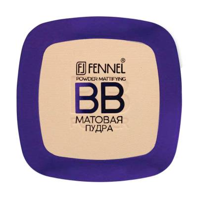 Podrobnoe foto матова bb-пудра для обличчя fennel bb powder mattifying, light, 8 г