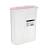 foto контейнер для сипучих продуктів ardesto fresh пластиковий, рожевий, 2.5 л (ar1225pp)