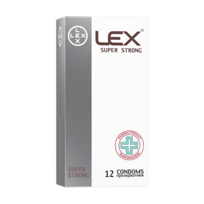 Podrobnoe foto презервативи lex super strong, 12 шт