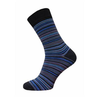 Podrobnoe foto шкарпетки чоловічі брестские classic 2122 022 класичні, чорний-яскраво-синій, розмір 29
