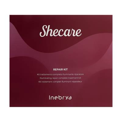 Podrobnoe foto набір для догляду за волоссям inebrya she care repair kit (шампунь, 300 мл + маска, 250 мл + спрей, 200 мл)