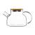 foto чайник для заварювання ardesto midori glass teapot, 800 мл (ar3008gb)