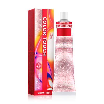 Podrobnoe foto безаміачна тонувальна крем-фарба для волосся wella professionals color touch vibrant reds 5/4, 60 мл