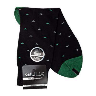 Podrobnoe foto шкарпетки чоловічі giulia elegant 404 calzino black р.43-44