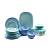 foto столовий сервіз luminarc diwali light turquoise & light blue, 38 предметів (q0004)
