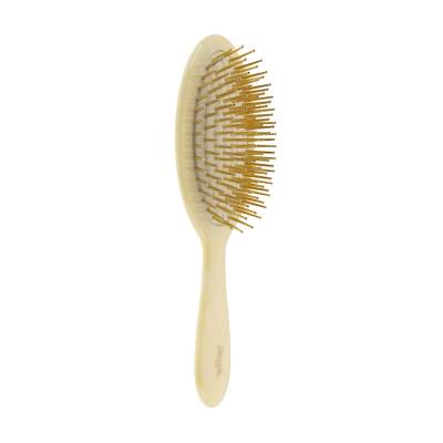 Podrobnoe foto гребінець для волосся janeke 1830 massage brush кольору слонова кістка (sp22g crn)