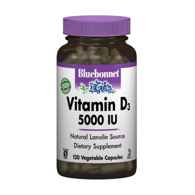 Podrobnoe foto харчова добавка вітаміни в гелевих капсулах bluebonnet nutrition vitamin d3 5000 мо, 120 шт