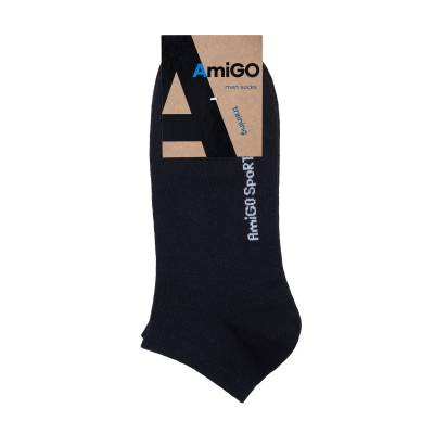 Podrobnoe foto шкарпетки чоловічі amigo спортивні, чорні, розмір 27 (ss02)