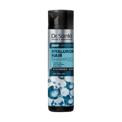 Podrobnoe foto шампунь dr. sante hyaluron hair deep hydration shampoo для глибокого зволоження волосся, 250 мл