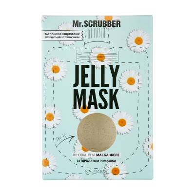 Podrobnoe foto маска-желе для обличчя mr.scrubber jelly mask для заспокоєння і відновлення, з гідролатом ромашки, 60 мл