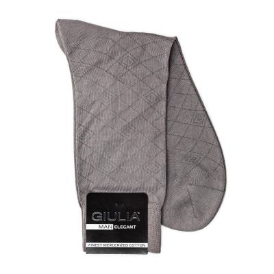 Podrobnoe foto шкарпетки чоловічі giulia elegant 203 calzino grey р.45-46