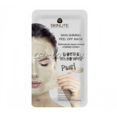 Podrobnoe foto маска-плівка для обличчя skinlite перлинне сяйво, 1 шт