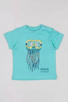 Podrobnoe foto бавовняна футболка для немовлят zippy з принтом