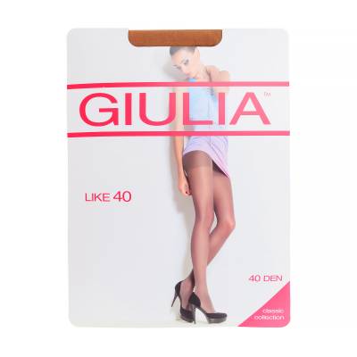 Podrobnoe foto колготки жіночі giulia like класичні, з шортиками, 40 den, caramel, розмір 4