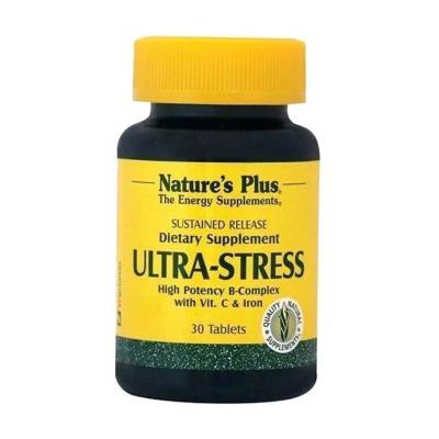 Podrobnoe foto харчова добавка в таблетках naturesplus ultra stress комплекс при подолання стресу з залізом, 30 шт