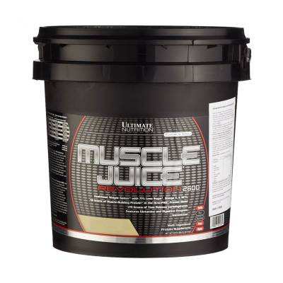 Podrobnoe foto дієтична добавка гейнер в порошку ultimate nutrition muscle juice revolution 2600 ванільний крем, 5.04 кг