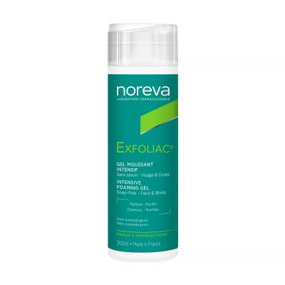 Podrobnoe foto гель для обличчя noreva pharma exfoliac очищуючий, 200мл