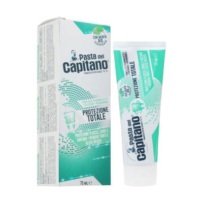 Podrobnoe foto зубна паста pasta del capitano dentifricio protezione totale повний захист, 75 мл