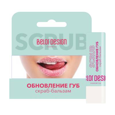 Podrobnoe foto скраб-бальзам для губ belordesign lip renovation оновлення губ, 4 г