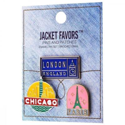 Podrobnoe foto значок pins set jack favors (міста)