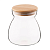 foto банка для зберігання продуктів ardesto hourglass з кришкою, 700 мл (ar1370bh)