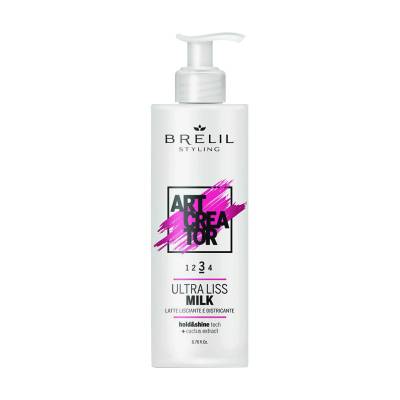 Podrobnoe foto молочко для розгладження волосся brelil styling art creator ultra liss milk, 200 мл