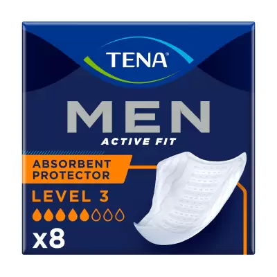 Podrobnoe foto урологічні прокладки чоловічі tena men active fit level 3, 8 шт
