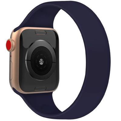 Podrobnoe foto ремінець solo loop для apple watch (темно-синій / midnight blue)