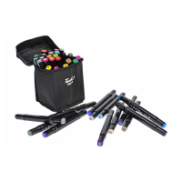 foto набір скетч-маркерів touch migo в сумці, 36 кольорів (2828-36s)