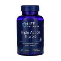 foto дієтична добавка в капсулах life extension triple action thyroid тіроїд потрійної дії, 60 шт