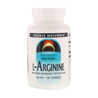 foto дієтична добавка амінокислота в капсулах source naturals l-arginine l-аргінін, 500 мг, 100 шт