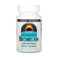 foto дієтична добавка в таблетках source naturals bromelain бромелайн 500 мг, 60 шт