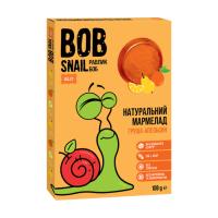 foto натуральний фруктовий мармелад bob snail груша-апельсин, круглий, 108 г