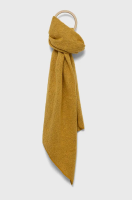 foto шарф pieces жіночий колір помаранчевий меланж