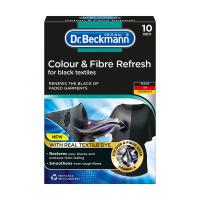 foto серветки для прання dr. beckmann 2в1 для оновлення чорного кольору та тканини, 10 шт