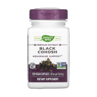 foto дієтична добавка в вегетаріанських капсулах nature's way black cohosh клопогон 40 мг, 120 шт