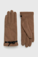 foto вовняні рукавички medicine жіночі колір коричневий