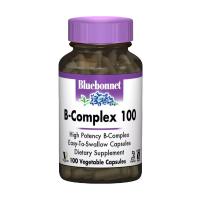 foto дієтична добавка вітаміни в капсулах bluebonnet nutrition b-complex b-комлекс 100, 100 шт