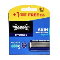 foto змінні картриджі для гоління wilkinson sword hydro 5 skin protection regular чоловічі, 4+1 шт
