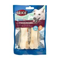 foto ласощі для собак trixie denta fun chewing bones для чищення зубів, з качкою, 70 г