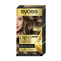 foto безаміачна стійка фарба для волосся syoss oleo intense з олією-активатором 6-54 холодний темно-русявий, 115 мл