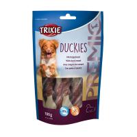 foto ласощі для собак trixie premio duckies з качиною грудкою, 100 г