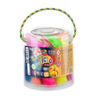 foto дитяче тісто для ліпки danko toys fluoric 18 кольорів, від 3 років (tmd-fl-18-01u)
