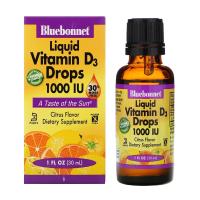 foto дієтична добавка вітаміни в краплях bluebonnet nutrition liquid vitamin d3 drops 1000 мо з цитрусовим смаком, 30 мл