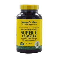 foto дієтична добавка в таблетках naturesplus super c complex вітамін c, з уповільненим вивільненням, 90 шт